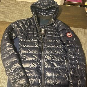Canada Goose Navy Blue Puffer Jacket